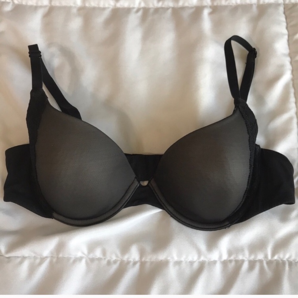 Maidenform Black Lace Lightly Lined Bra